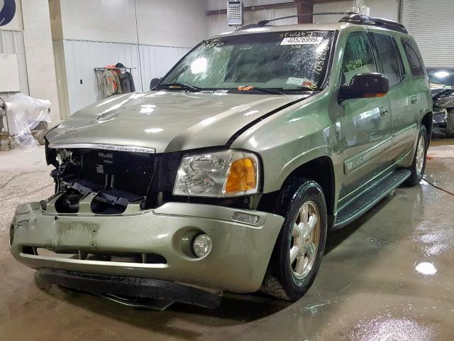 1GKET16S736199680 - 2003 GMC ENVOY XL GREEN photo 2