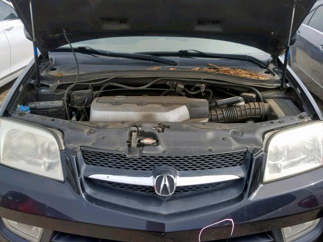 2HNYD18613H504203 - 2003 ACURA MDX TOURIN BLACK photo 7