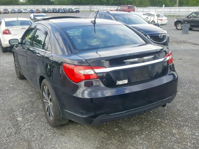 1C3CCBBB2DN627391 - 2013 CHRYSLER 200 TOURIN BLACK photo 3