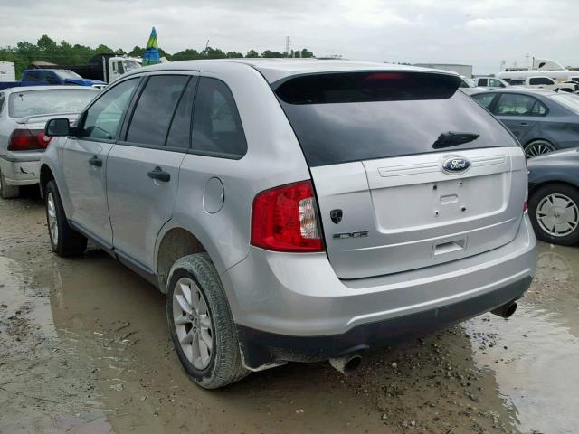 2FMDK3GCXEBA58714 - 2014 FORD EDGE SE SILVER photo 3