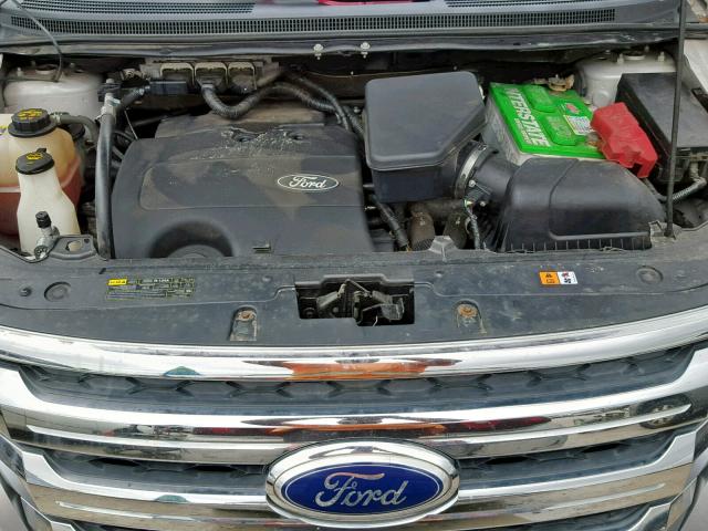 2FMDK3GCXEBA58714 - 2014 FORD EDGE SE SILVER photo 7