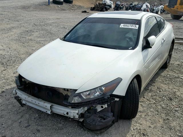 1HGCS2B84BA008638 - 2011 HONDA ACCORD EXL WHITE photo 2