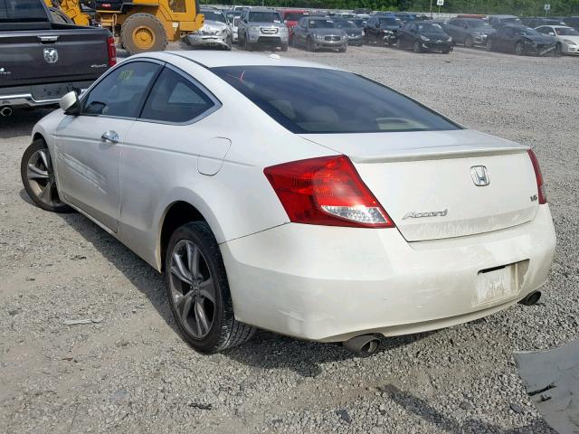 1HGCS2B84BA008638 - 2011 HONDA ACCORD EXL WHITE photo 3