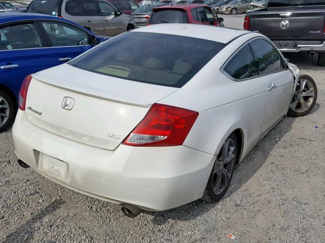 1HGCS2B84BA008638 - 2011 HONDA ACCORD EXL WHITE photo 4