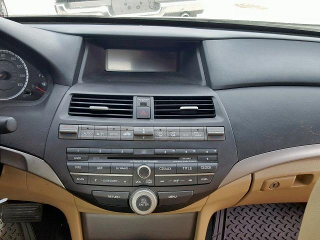 1HGCS2B84BA008638 - 2011 HONDA ACCORD EXL WHITE photo 9