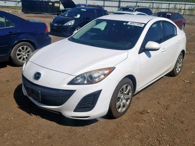 JM1BL1UF1B1370066 - 2011 MAZDA 3 I WHITE photo 2