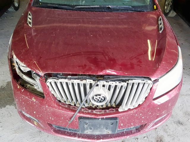 1G4GC5EG7AF281930 - 2010 BUICK LACROSSE C BURGUNDY photo 7