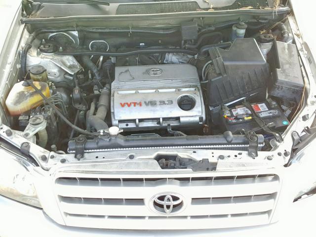 JTEDP21A650050937 - 2005 TOYOTA HIGHLANDER SILVER photo 7