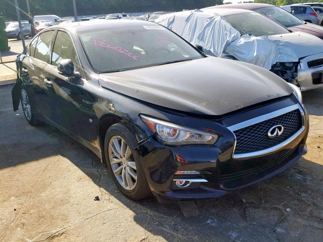 JN1BV7AR2FM410285 - 2015 INFINITI Q50 BASE BLACK photo 1