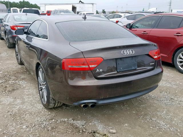 WAULFAFR6BA022358 - 2011 AUDI A5 PREMIUM BROWN photo 3