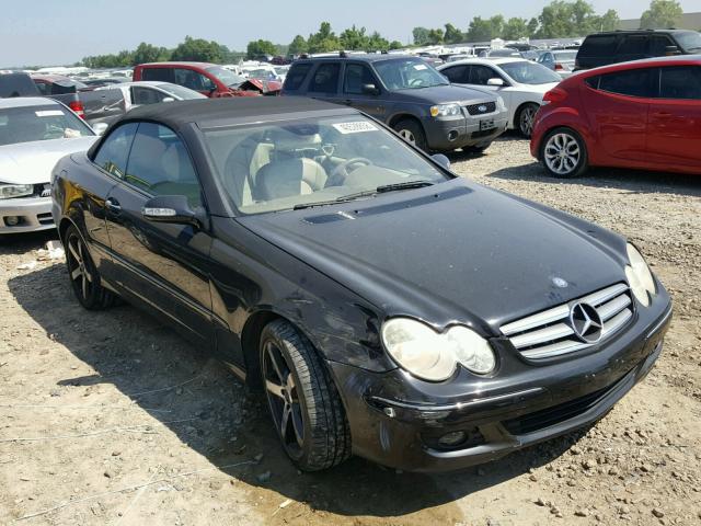 WDBTK56H26F190776 - 2006 MERCEDES-BENZ CLK 350 BLACK photo 1