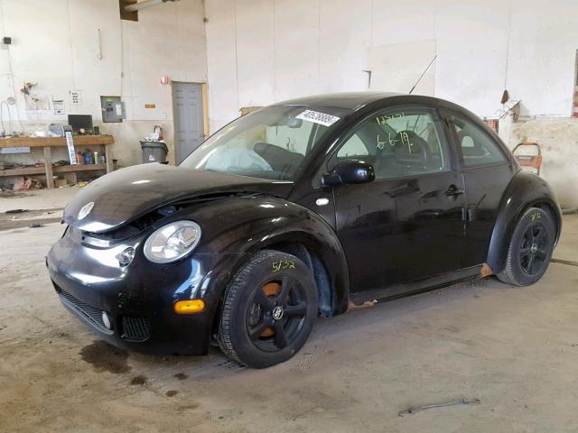 3VWFE21C72M437801 - 2002 VOLKSWAGEN NEW BEETLE შავი ფოტო 2