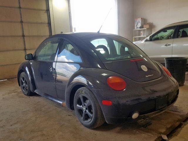 3VWFE21C72M437801 - 2002 VOLKSWAGEN NEW BEETLE შავი ფოტო 3