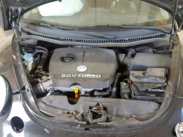 3VWFE21C72M437801 - 2002 VOLKSWAGEN NEW BEETLE შავი ფოტო 7