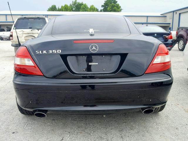 WDBWK56FX5F024337 - 2005 MERCEDES-BENZ SLK 350 BLACK photo 6