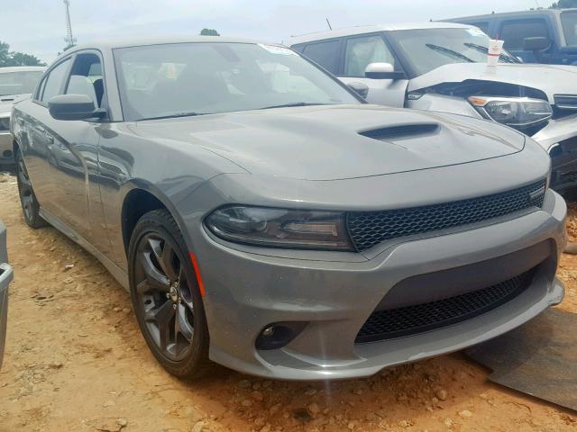 2C3CDXHG3KH597370 - 2019 DODGE CHARGER GT GRAY photo 1