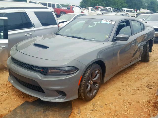 2C3CDXHG3KH597370 - 2019 DODGE CHARGER GT GRAY photo 2