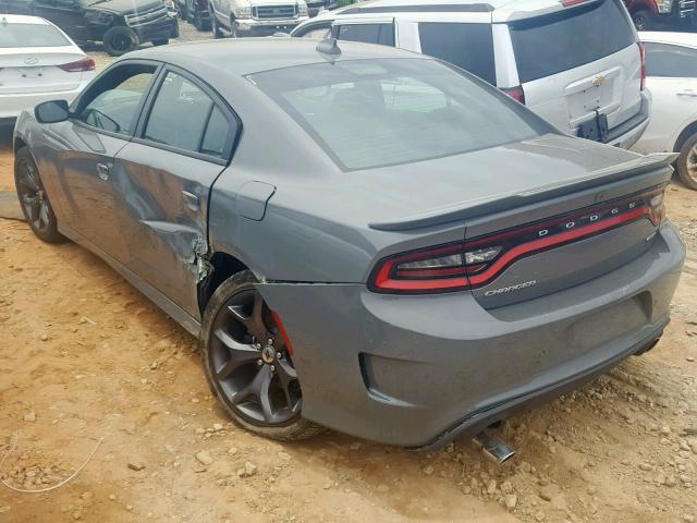 2C3CDXHG3KH597370 - 2019 DODGE CHARGER GT GRAY photo 3