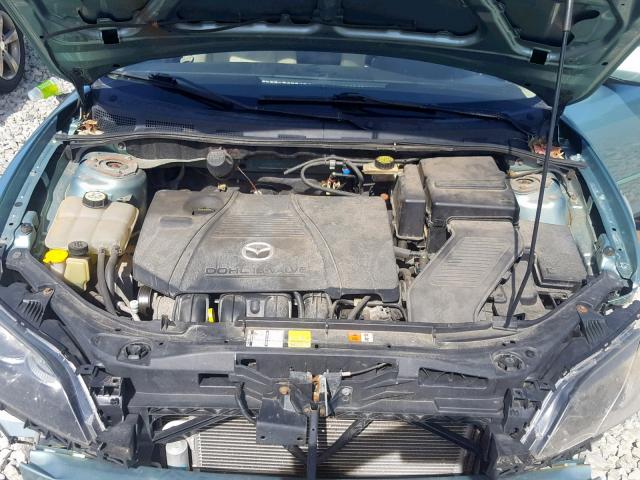 JM1BK12F641173645 - 2004 MAZDA 3 I GREEN photo 7