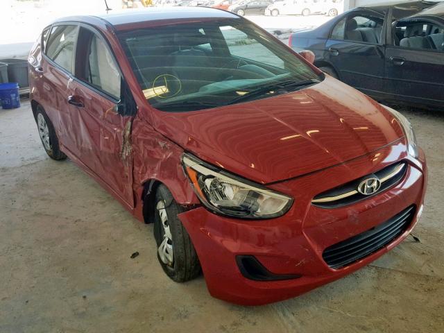 KMHCT5AE0HU335707 - 2017 HYUNDAI ACCENT SE BURGUNDY photo 1