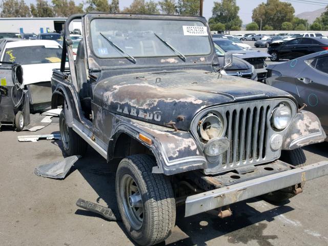 1JCBM85A8CT064561 - 1982 JEEP JEEP CJ5 BLACK photo 1