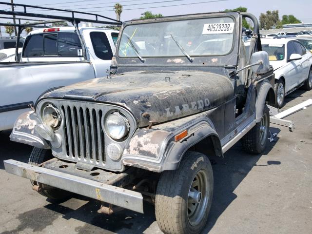 1JCBM85A8CT064561 - 1982 JEEP JEEP CJ5 BLACK photo 2