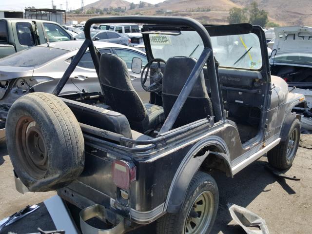 1JCBM85A8CT064561 - 1982 JEEP JEEP CJ5 BLACK photo 4