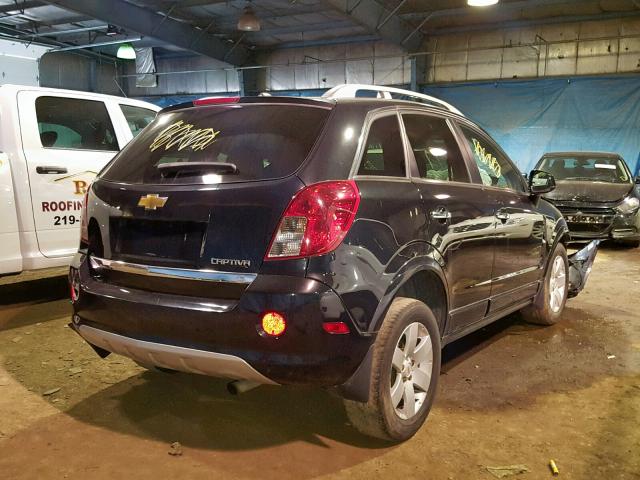 3GNAL3EK5ES544539 - 2014 CHEVROLET CAPTIVA LT BLACK photo 4