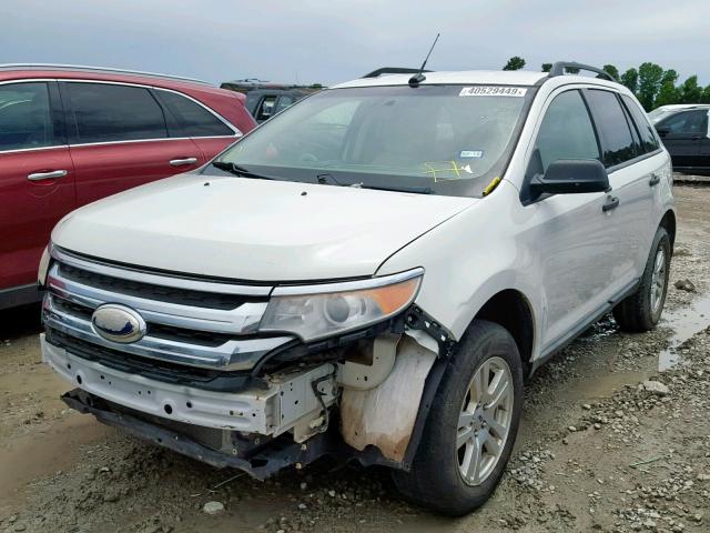 2FMDK3GC3BBB07425 - 2011 FORD EDGE SE WHITE photo 2