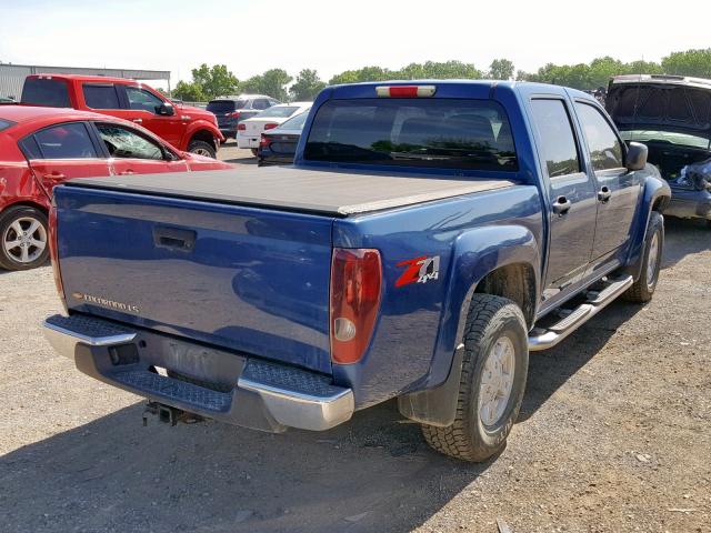 1GCDT136258221770 - 2005 CHEVROLET COLORADO BLUE photo 4