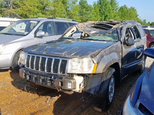 1J8HR58216C301324 - 2006 JEEP GRAND CHER BROWN photo 2