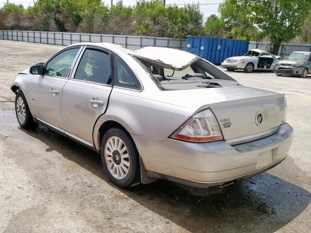 1MEHM40W48G625005 - 2008 MERCURY SABLE LUXU SILVER photo 3