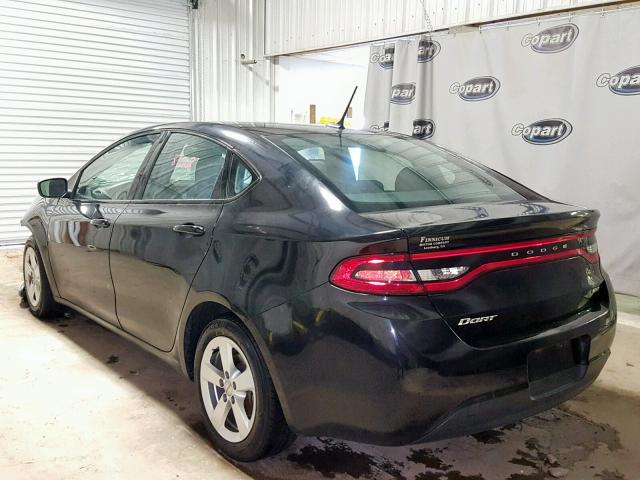 1C3CDFBB3FD221472 - 2015 DODGE DART SXT BLACK photo 3