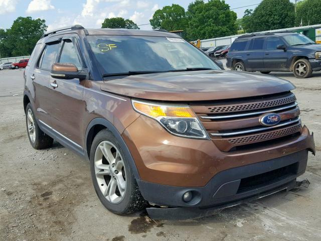 1FMHK7F85BGA68982 - 2011 FORD EXPLORER L BROWN photo 1