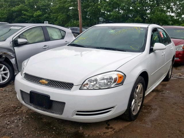 2G1WB5E30G1147107 - 2016 CHEVROLET IMPALA LIM WHITE photo 2