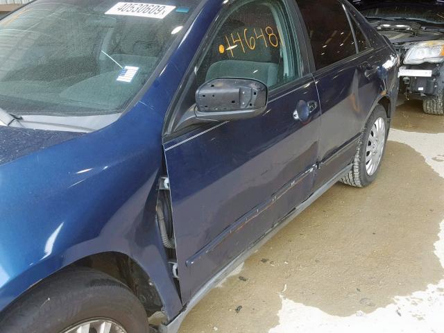 1HGCM56115A090826 - 2005 HONDA ACCORD DX BLUE photo 9