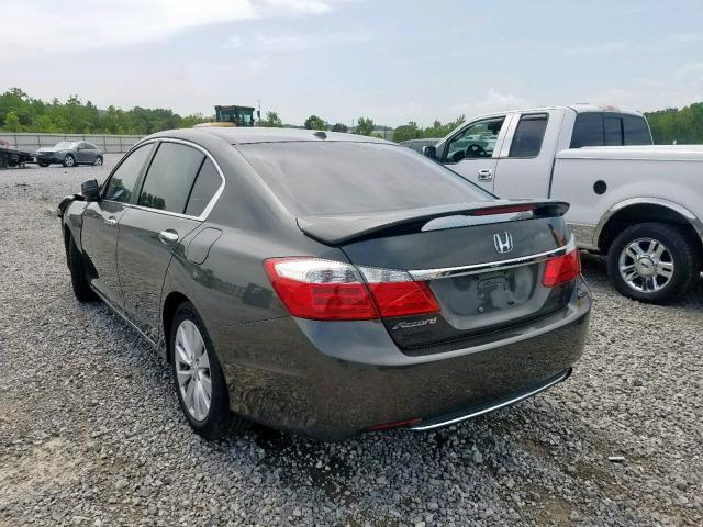 1HGCR2F85DA170898 - 2013 HONDA ACCORD EXL GRAY photo 3