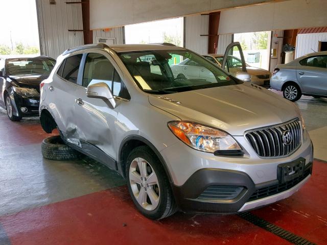 KL4CJASB1FB251292 - 2015 BUICK ENCORE SILVER photo 1