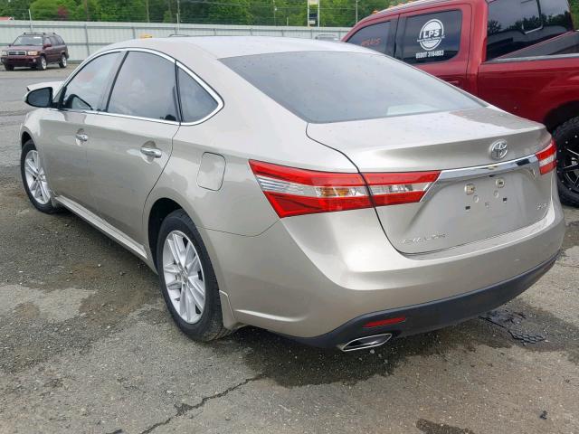 4T1BK1EBXEU114084 - 2014 TOYOTA AVALON BAS TAN photo 3