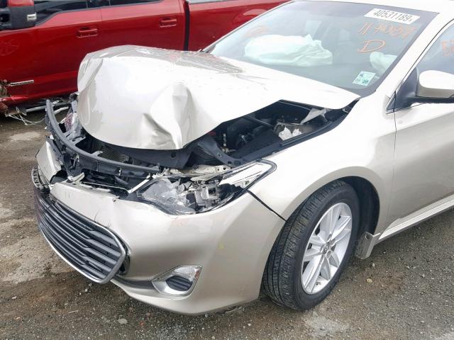 4T1BK1EBXEU114084 - 2014 TOYOTA AVALON BAS TAN photo 9