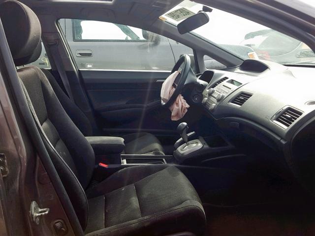 2HGFA16659H030064 - 2009 HONDA CIVIC LX-S Boz foto 5