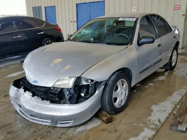 1G1JF524227407465 - 2002 CHEVROLET CAVALIER L SILVER photo 2