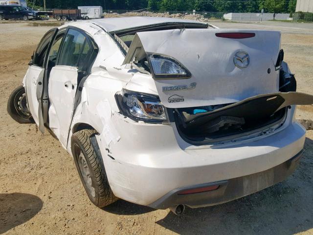 JM1BL1SF1A1227040 - 2010 MAZDA 3 I WHITE photo 3