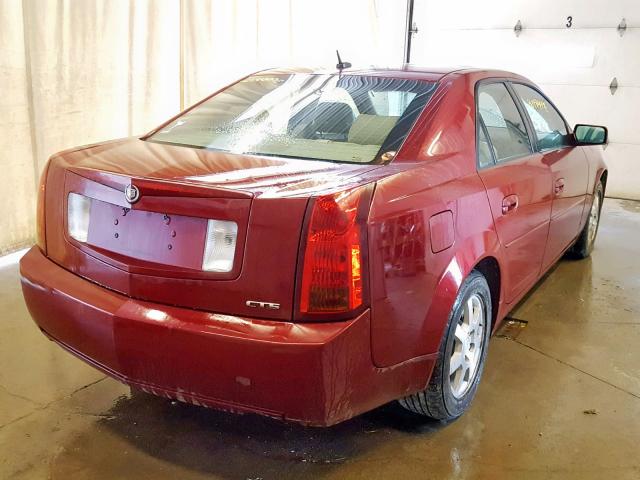 1G6DP577060113147 - 2006 CADILLAC CTS HI FEA BURGUNDY photo 4