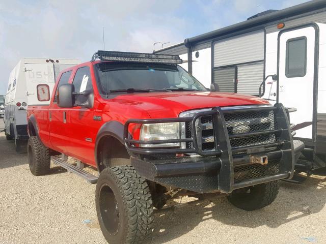 1FTWW31P16EB21251 - 2006 FORD F350 SRW S RED photo 1