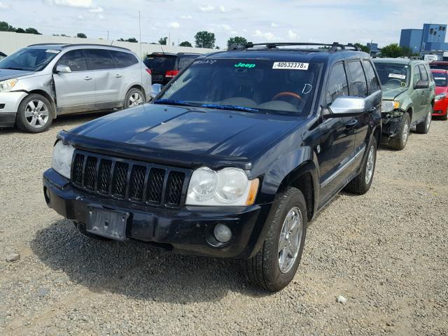 1J8HR68266C351447 - 2006 JEEP GRAND CHER BLACK photo 2