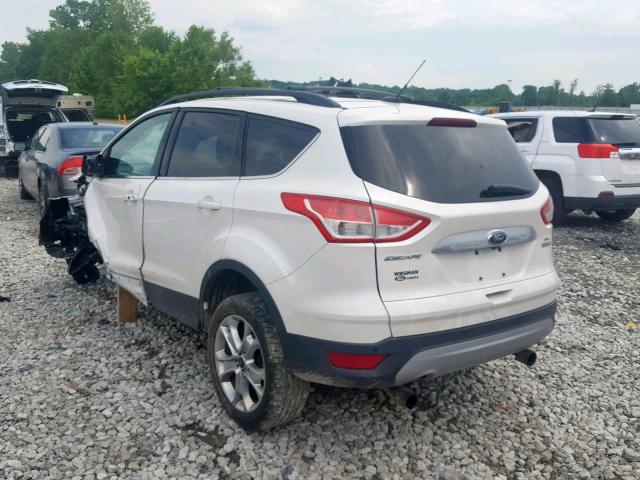 1FMCU0HX9DUC53508 - 2013 FORD ESCAPE SEL WHITE photo 3