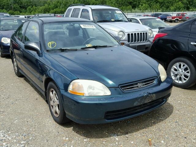 1HGEJ6126WL062887 - 1998 HONDA CIVIC DX GREEN photo 1