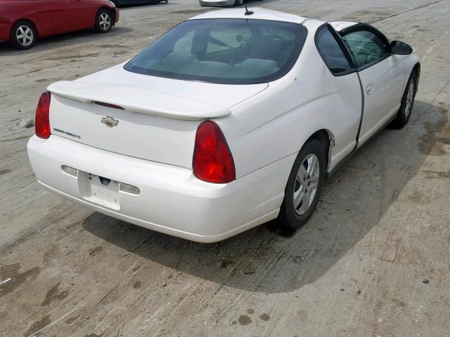 2G1WJ15K569203044 - 2006 CHEVROLET MONTE CARL WHITE photo 4