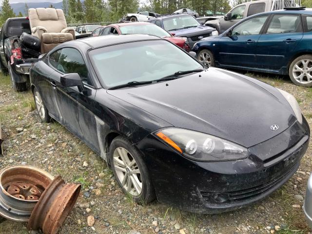 KMHHM65D38U281068 - 2008 HYUNDAI TIBURON GS BLACK photo 1